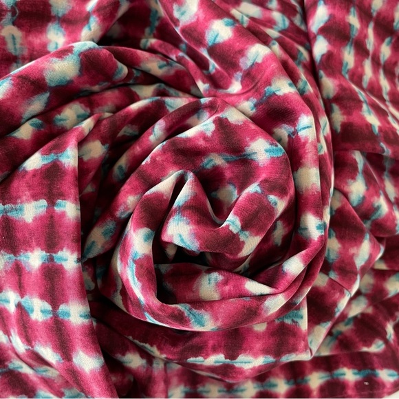 Tory Burch Sonda Silk Runway Tea Length Dress $595 Size 12 - Picture 11 of 12